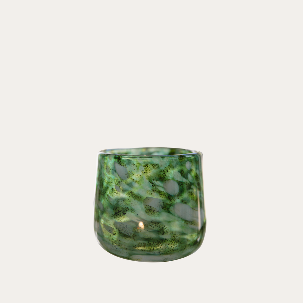 Mosslight Glass Tealight Holder