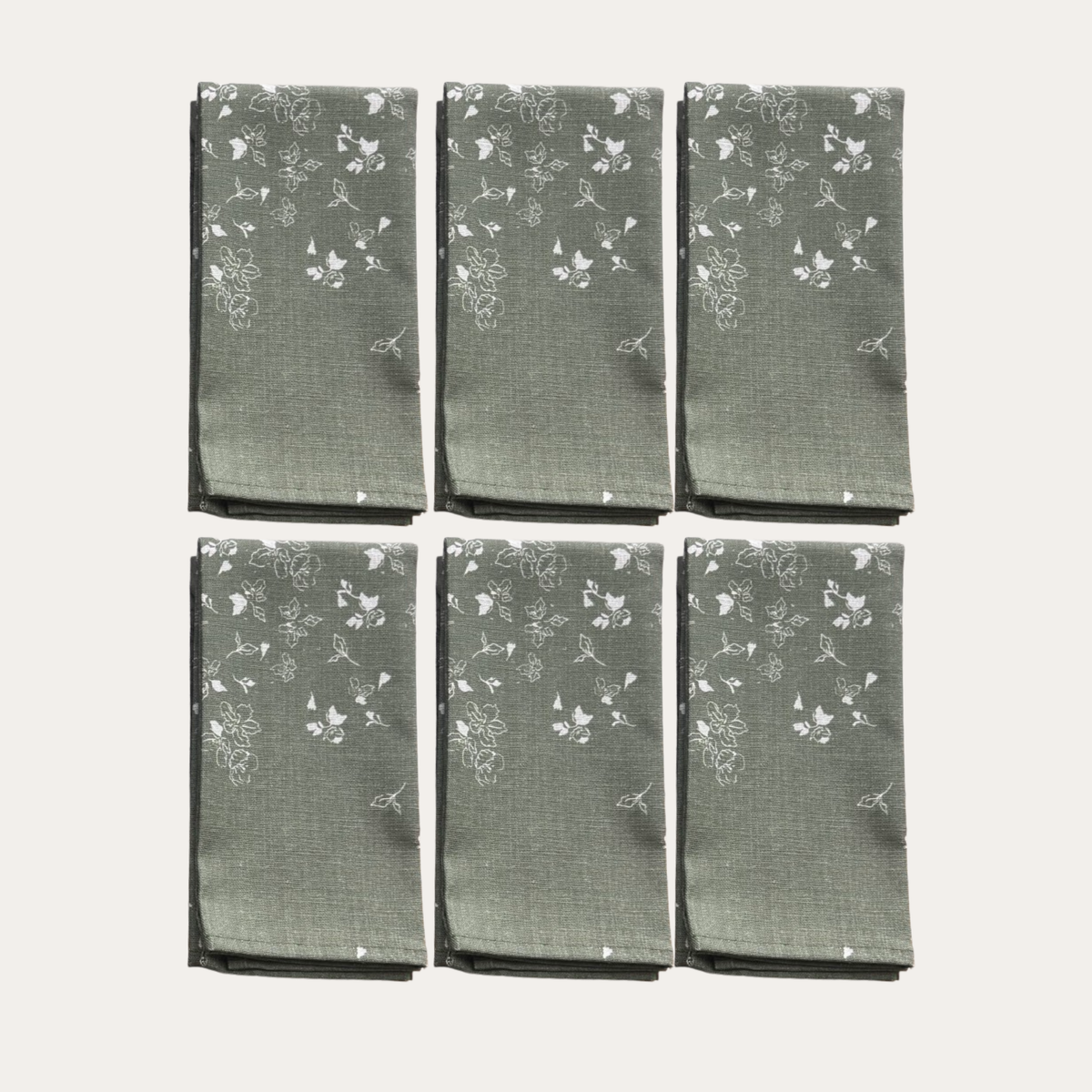 Orchard Green Napkins (Set of 6)