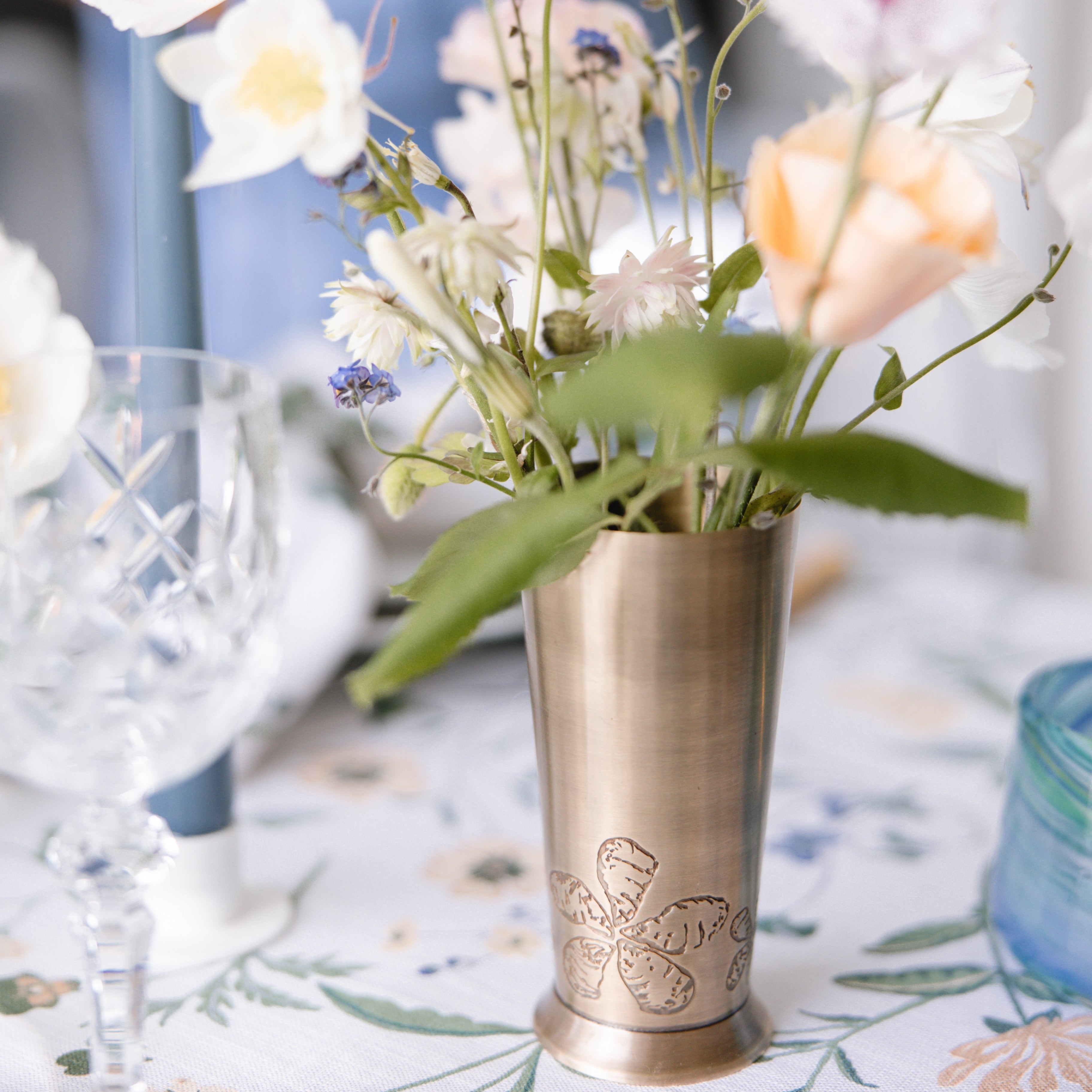 Brass Mussel Vase