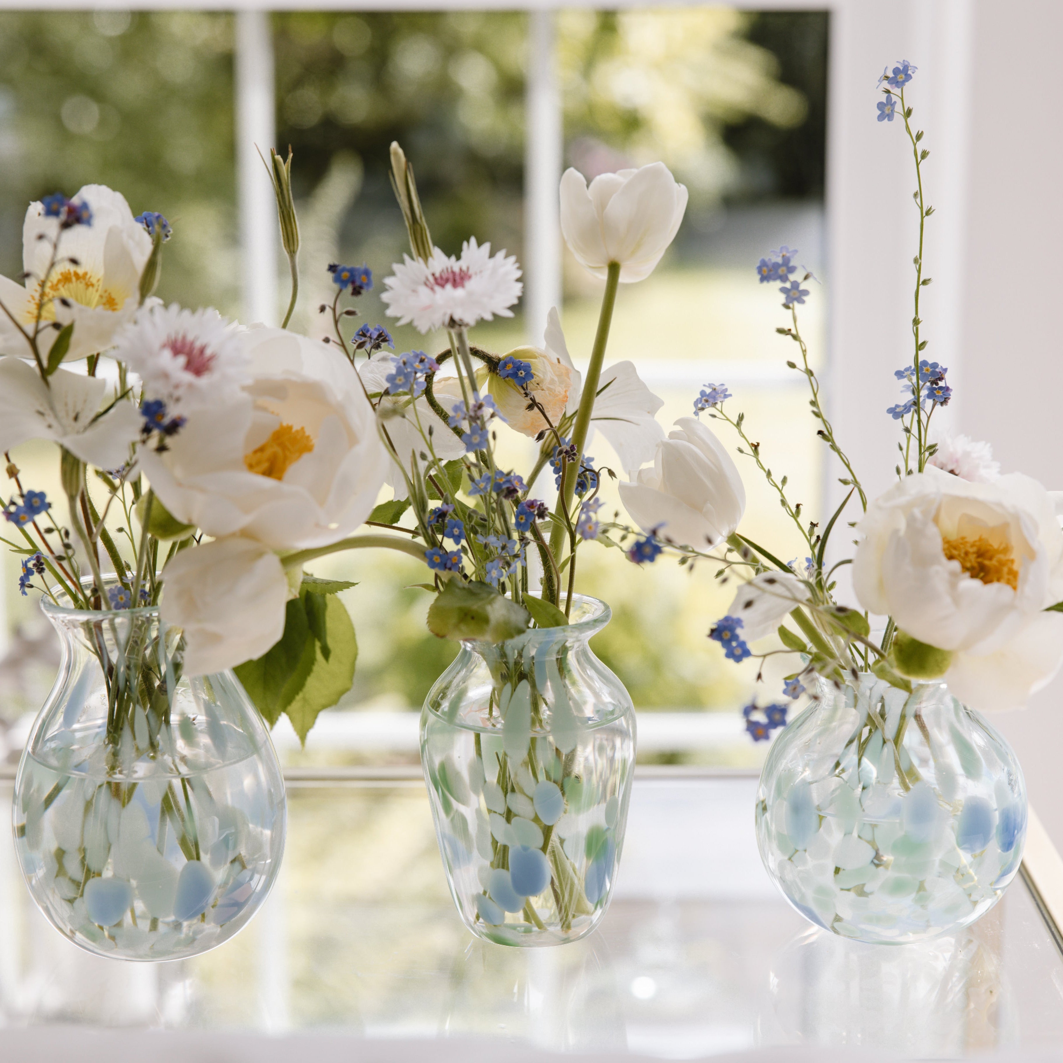Coastal Cove Glass Bud Vase