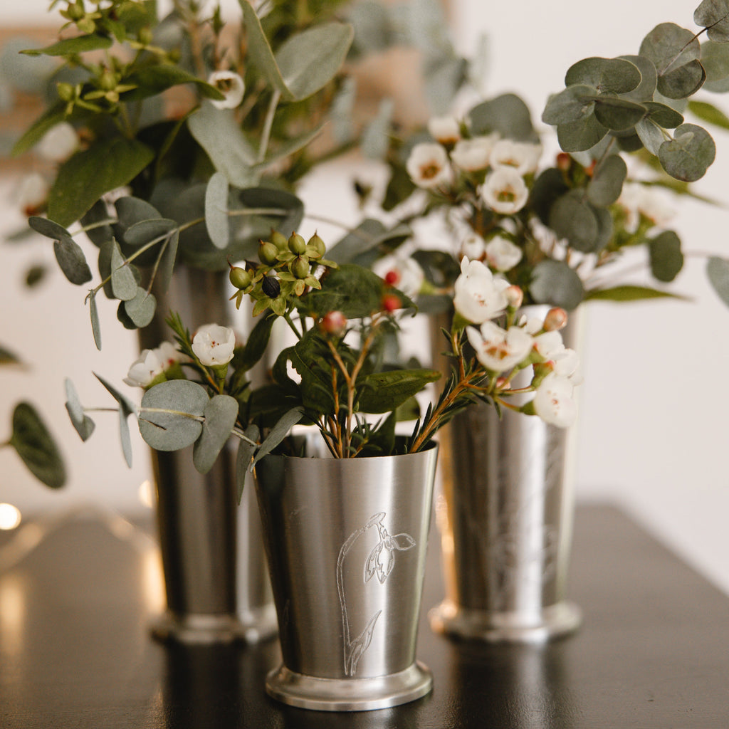 Stainless Snowdrop Vase