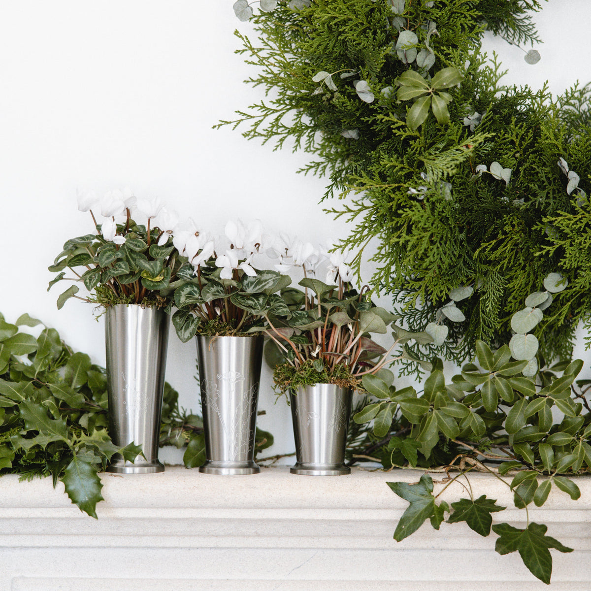Stainless Snowdrop Vase
