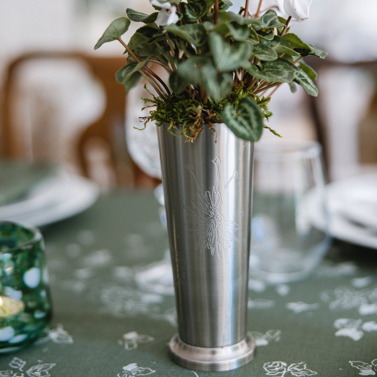 Stainless Dandelion Wish Vase