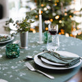 Orchard Green Table Linen Set (Tablecloth & Napkins Set of 6)